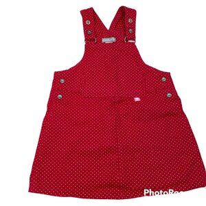 Vintage Carters Red Polka Dot Jumper Dress